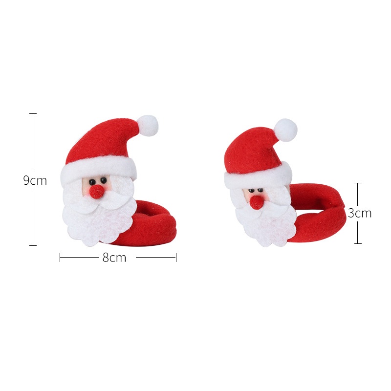 Xmas Búp Bê Trang Trí Giáng Sinh Chai Rượu / Ly Rượu