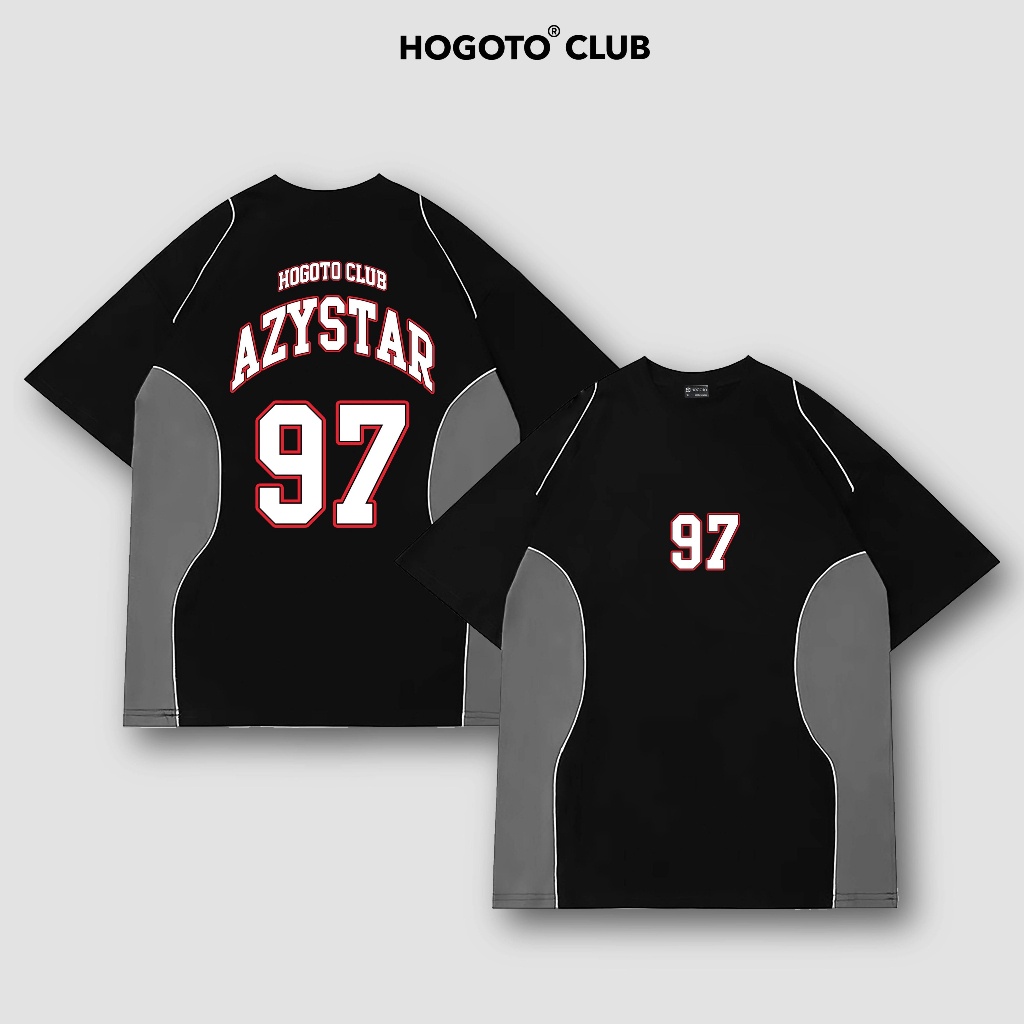Áo thun Blockcore  AZYSTAR 97 Hogoto club, chất liệu 100% Cotton 260 gsm
