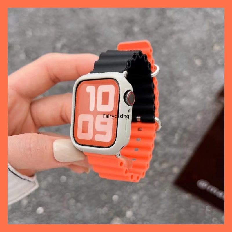 Silicone Dây Đeo Silicon Cho Đồng Hồ Thông Minh iwatch series 9 8 ultra 2 7 6 3 1 5 4 se 49mm 45mm 42mm 44mm 40mm 41mm 38mm