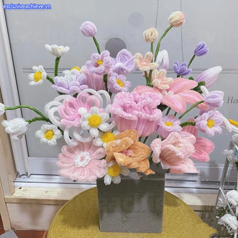 Set 100 Que Gỗ Màu Sắc Macaron Dùng Làm Đồ Thủ Công Cho Bé