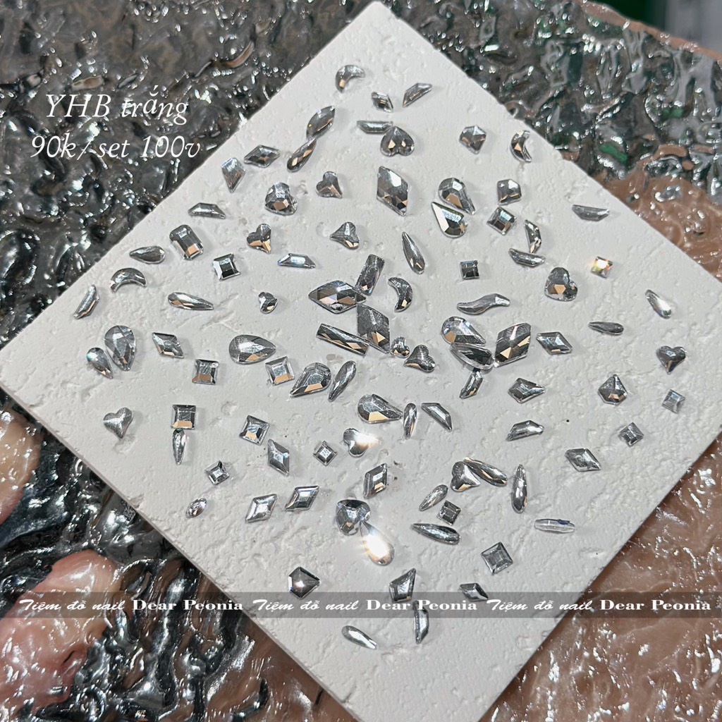 Đá hình YHB chân bằng mix set 100v