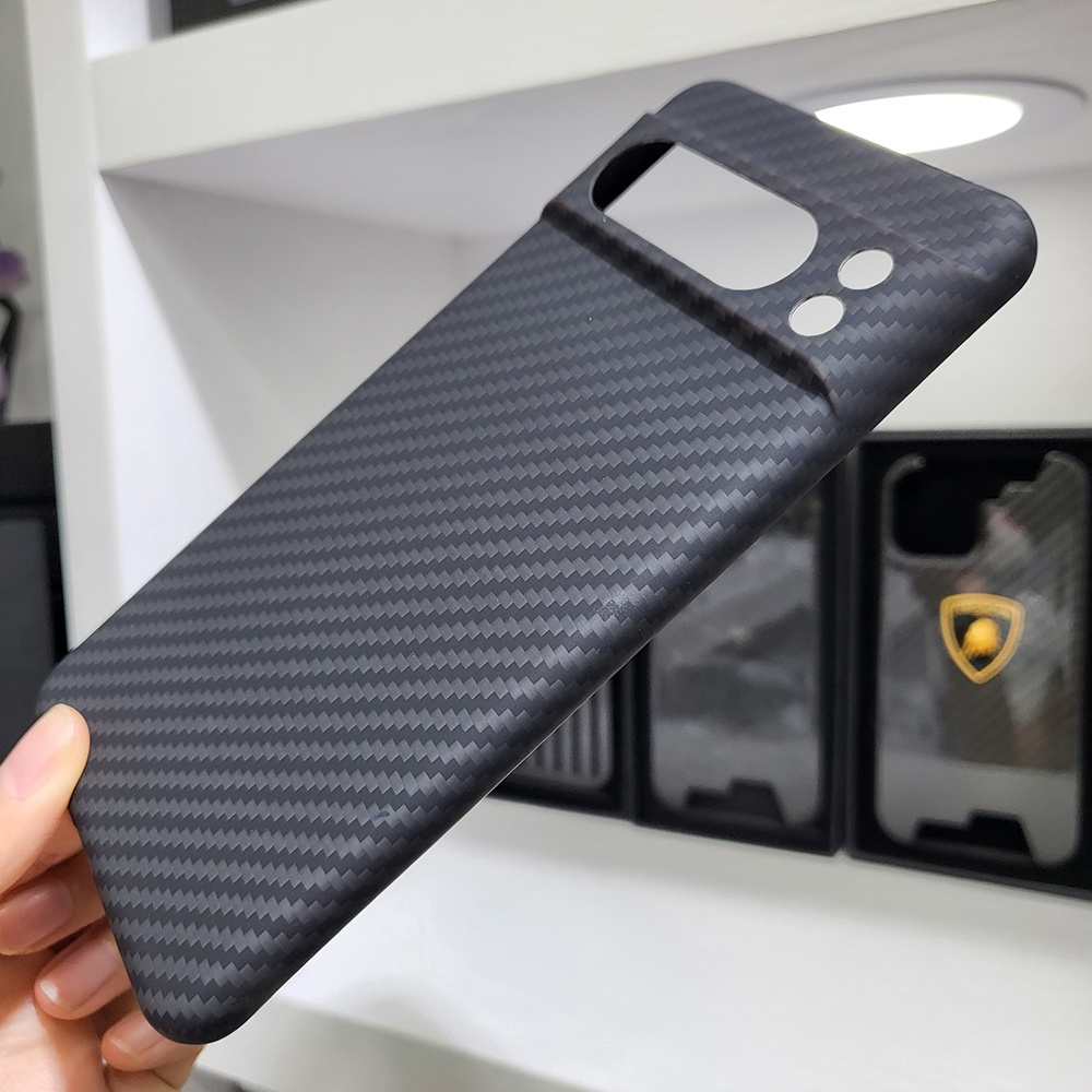 Bao Da Điện Thoại Sợi carbon Siêu Mỏng Cho google pixel 8pro pixel 8pro 5g Ốp