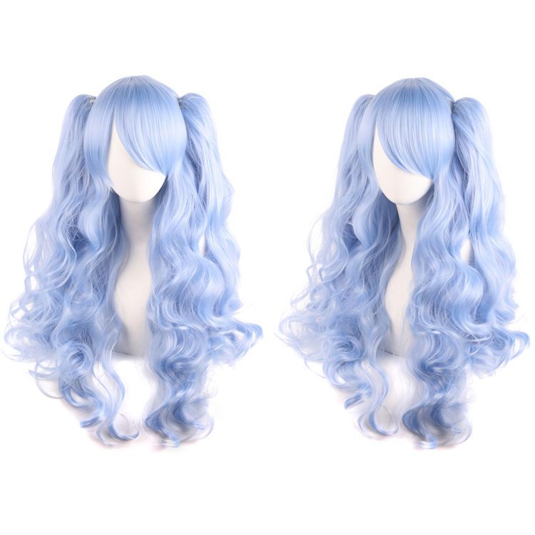 Tóc Giả Xoăn Dài Hóa Trang Nhân Vật anime lolita Dễ Thương