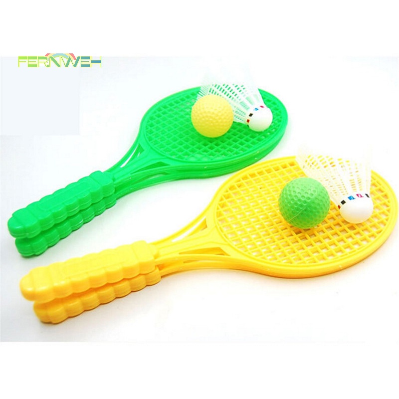 1 Cặp Vợt Cầu Lông / tennis Đồ Chơi Giáo Dục Cho Bé