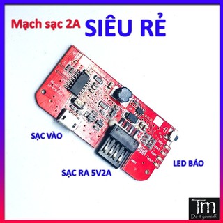 Mạch Sạc Dự Phòng 2A 1 Cổng Siêu Rẻ