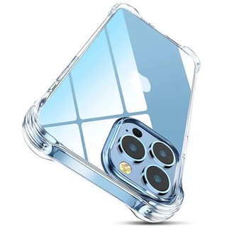Ốp Điện Thoại Trong Suốt Chống Sốc Sang Trọng iPhone 14 Pro Max 15 13 12 11 Pro Max Mini X XR XS 7 8 Plus SE Ốp Lưng Silicon Mềm Trong Suốt
