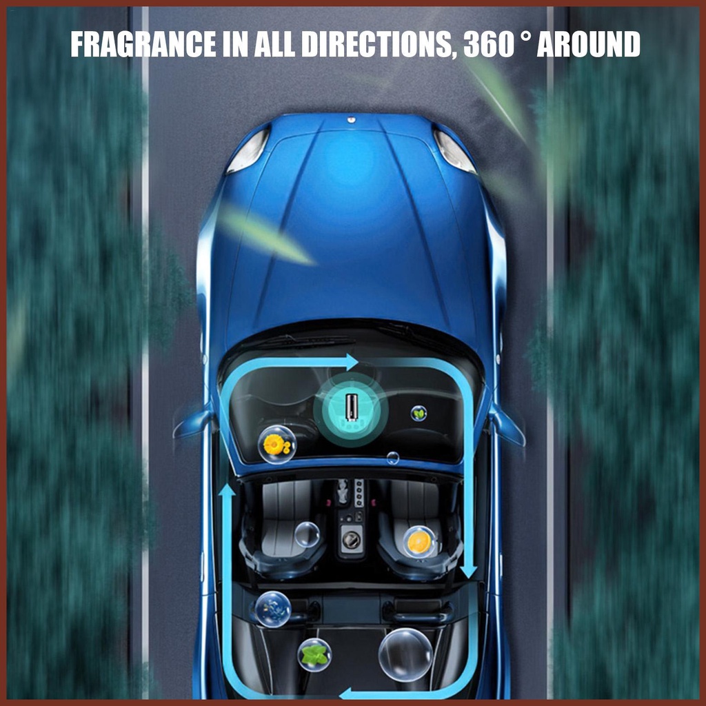Thông Minh Máy Khuếch Tán Tinh Dầu Thơm Gắn Xe Hơi Tiện Dụng
