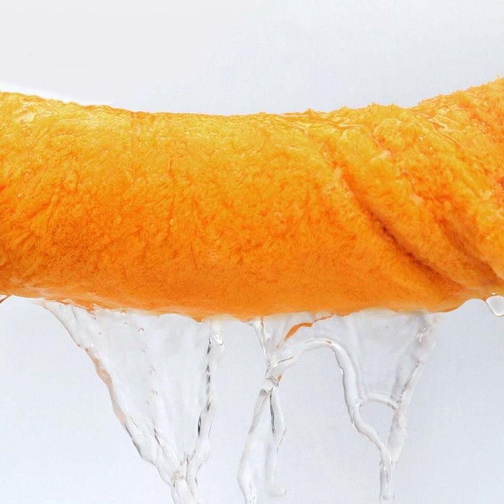 Mũ Làm Khô Tóc, Mũ Tắm Có Nơ Thời Trang, Nhanh Khô, Thấm Hút, Mũ Tóc Khô, Khăn Trùm Đầu Sợi Nhỏ Dày