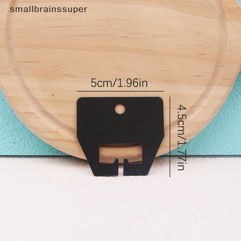 Set 100 Tấm Thẻ Giấy 5 * 4.5cm Trang Trí Kẹp Tóc Cho Nữ
