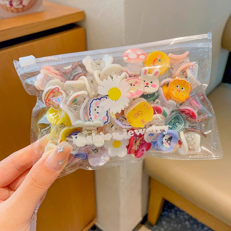 Set 2 Kẹp Tóc mini Dễ Thương Cho Bé Gái