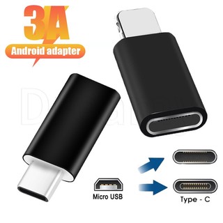 Đầu Chuyển Đổi micro usb Sang type c 3a Cho Điện Thoại iphone