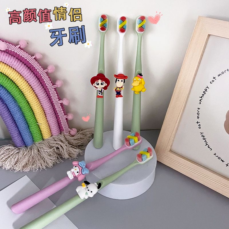 Mới Bàn Chải Đánh Răng sanrio Hình Chú Chó cinnamon Đáng Yêu Cho Cặp Đôi