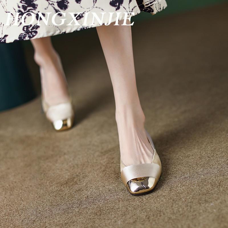 HONGXINJIE  dép sandal nữ đế cao giày cao gót nữ đi chơi giày sandal Đế chống sốc Linh hoạt Thời trang Năng động FBL23903C739Z230927