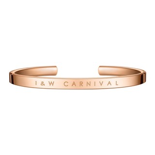  Vòng Tay Nam/Nữ Classic Cuff Rose Gold  Chính Hãng I&W Carnival VT01 Cao Cấp