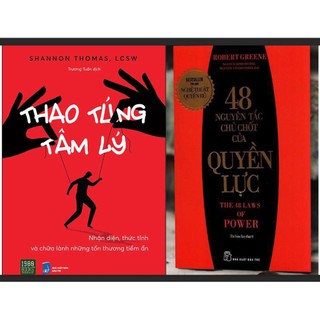 📖 - combo 2q: 48 nguyên tắc chủ chốt của quyền lực + thao túng tâm lý | thanh lý - xả kho