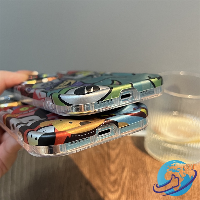 Ốp Điện Thoại Silicon Họa Tiết graffiti Cho iphone 15 14 13 12 11 pro max