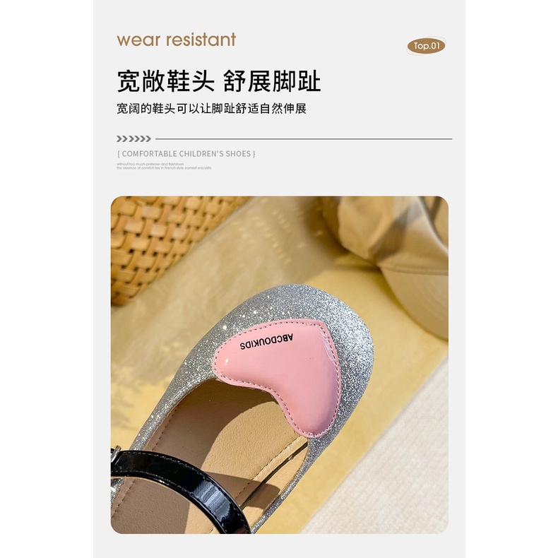 Giày Công Chúa Biểu Diễn Thời Trang Cho Bé Gái