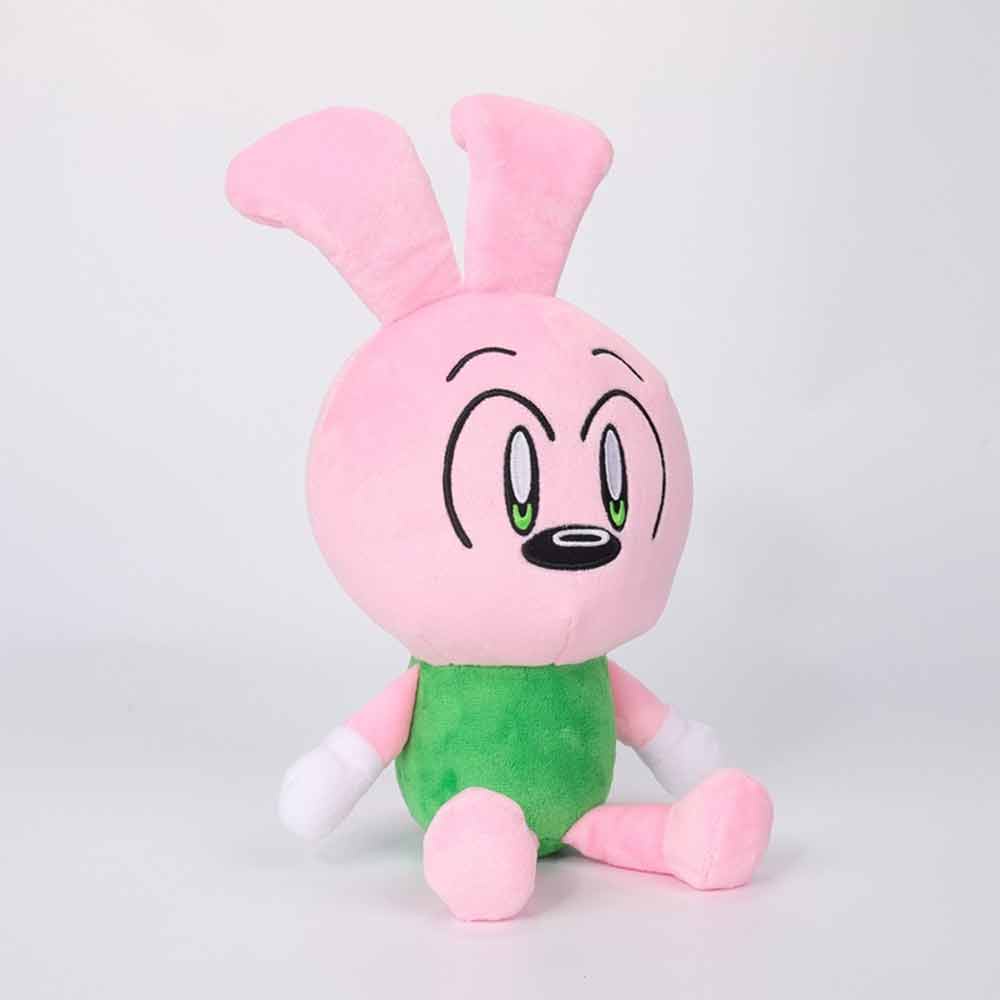 Riggy Monkey Plus Pink Rabbit Plush Doll Danokal Drawing Plush Toy 30Cm