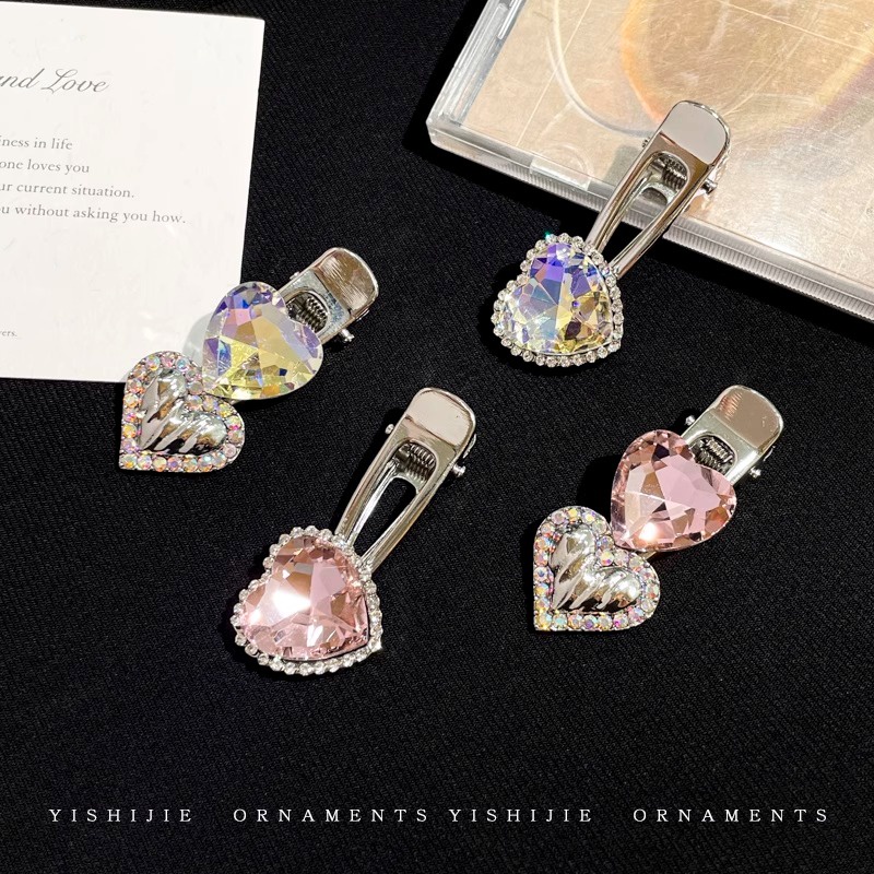 Kẹp Tóc Hình Trái Tim Cho Bé Gái