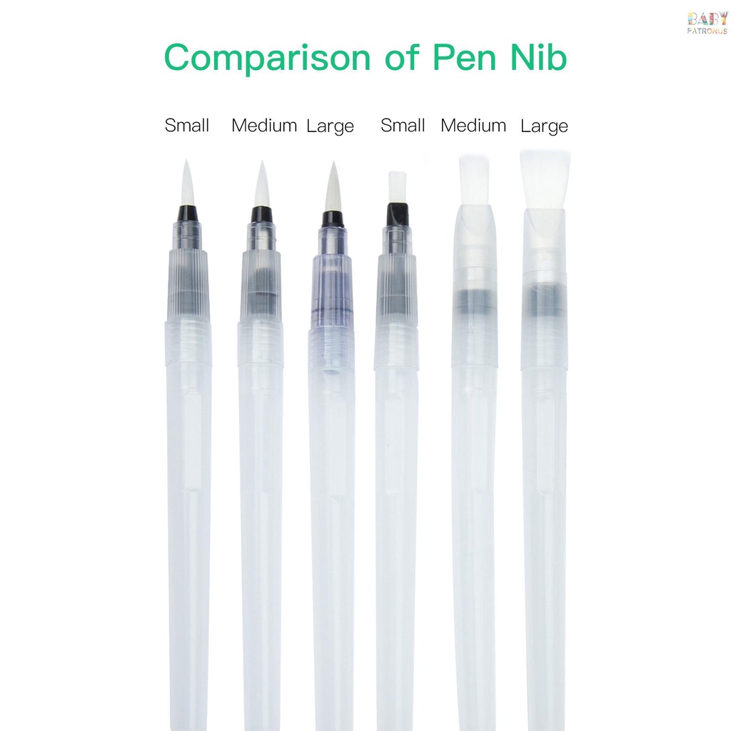 Bộ Cọ Vẽ Màu Nước Có Thể Nạp Lại  Cho Họa Sĩ Đánh Dấu Thư Pháp #babypatronusVn.vn. vn. vn. vn.