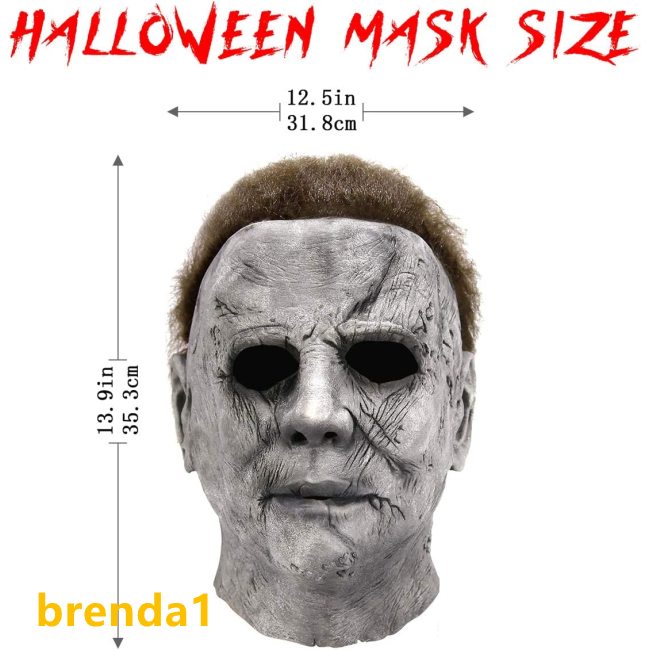 Mặt Nạ Hóa Trang halloween michael myers Bằng latex Thoáng Khí