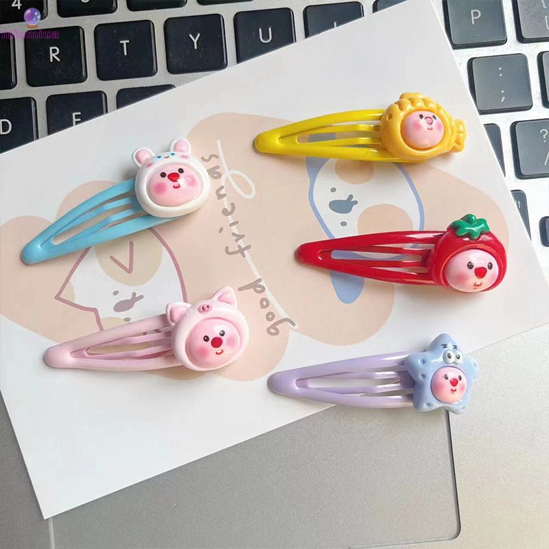 Miumiua🔮Kẹp Tóc Nhỏ Kiểu Hoạt LOOPY Hình Dễ Thương Ngọt Ngào Cho Học Sinh