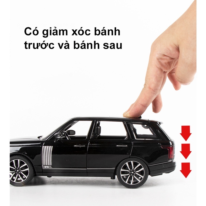 Mô hình xe ô tô kim loại Range Rover Toyzone bản kỷ niệm 50 năm kèm 1 nhân vật