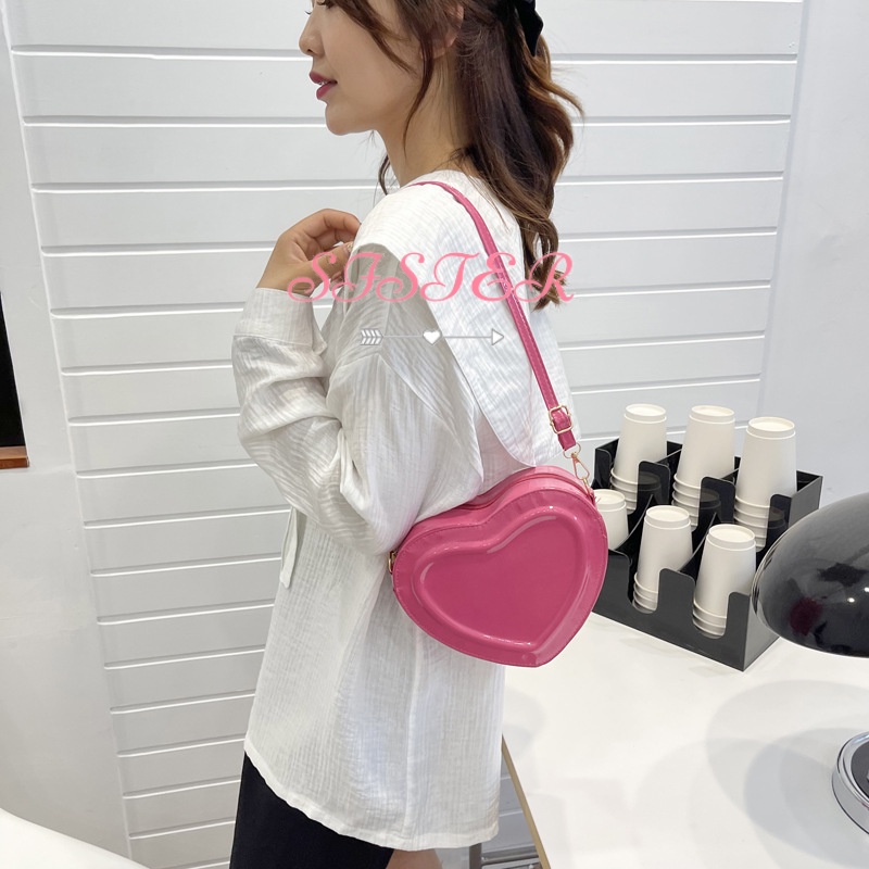 SISTER túi xách nữ túi đeo chéo 2023NEW Quyến rũ phù hợp du lịch Phong Cách Hàn Quốc Vintage GDJ2393IQ5 40Z231007