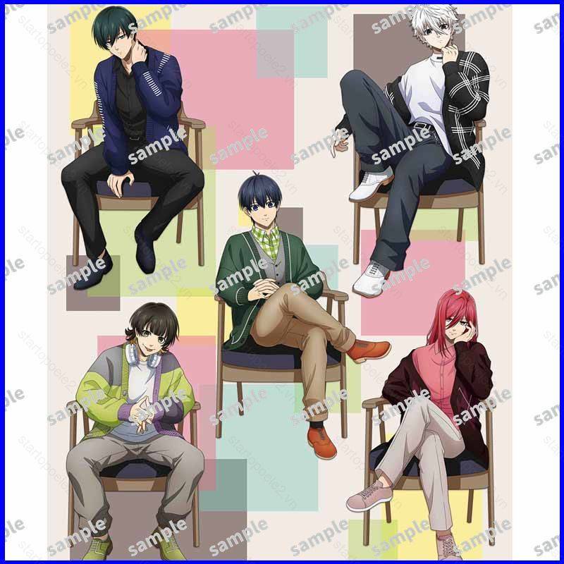 Giá Đỡ Đĩa Đồ trang trí Nhân Vật Hoạt Hình nagi seishirou bachira meguru