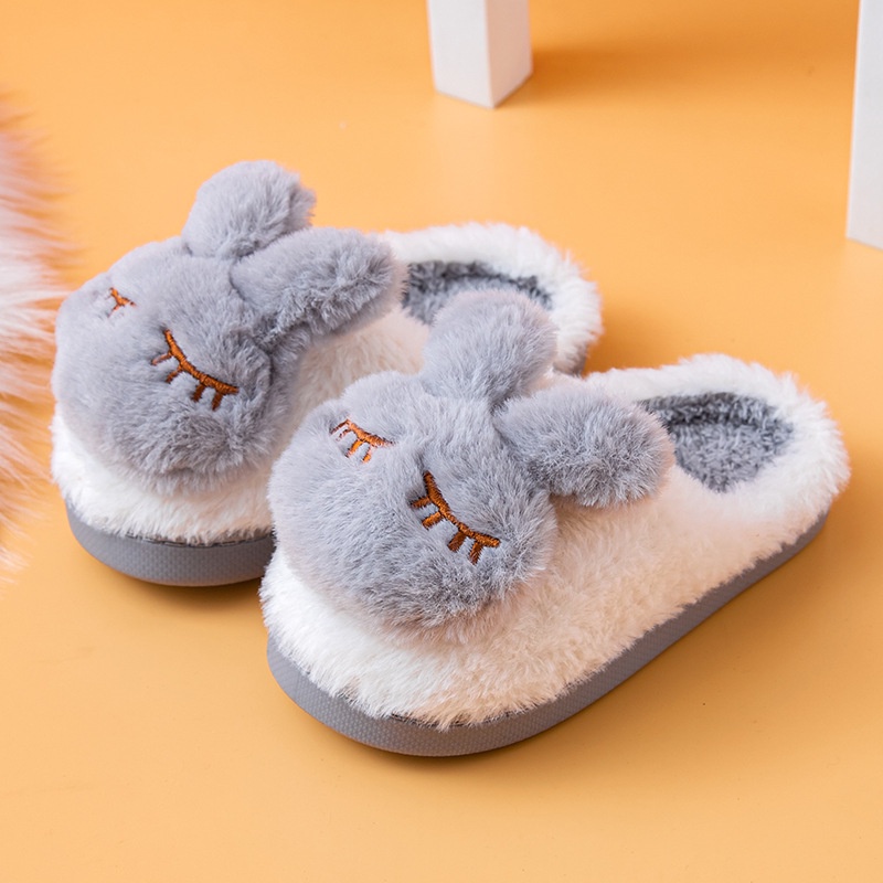 Dép Bông Đi Trong Nhà Chống Trượt Họa Tiết Hoạt Hình Dễ Thương Cho Bé