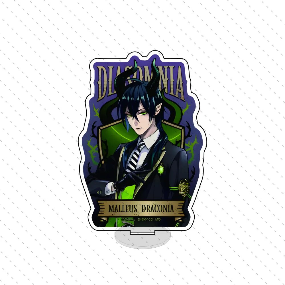 Mô hình Standee New Game Twisted Wonderland Riddle Rosehearts Acrylic Phụ kiện trang trí để bàn góc học tập