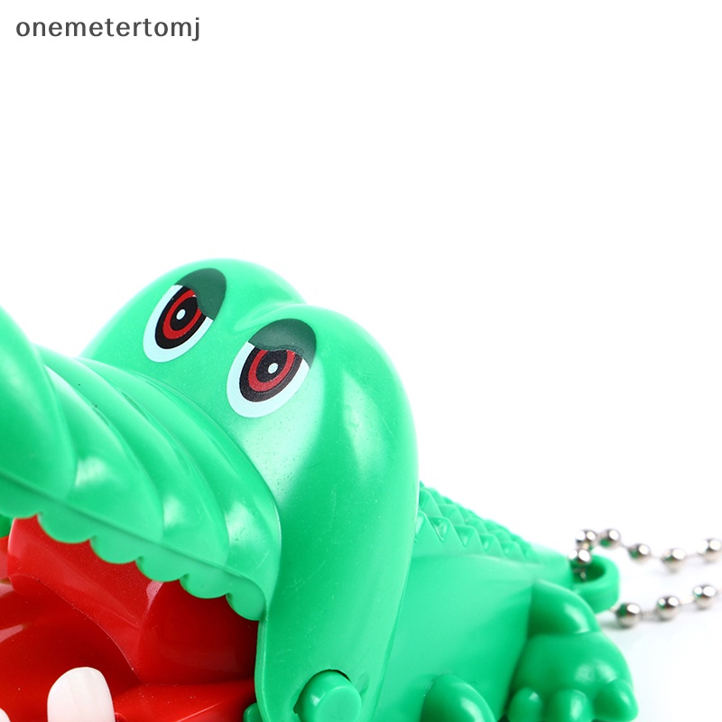 Onemetertomj Đồ Chơi Cá Sấu Cắn Ngón Tay Sáng Tạo Kèm Móc Khóa