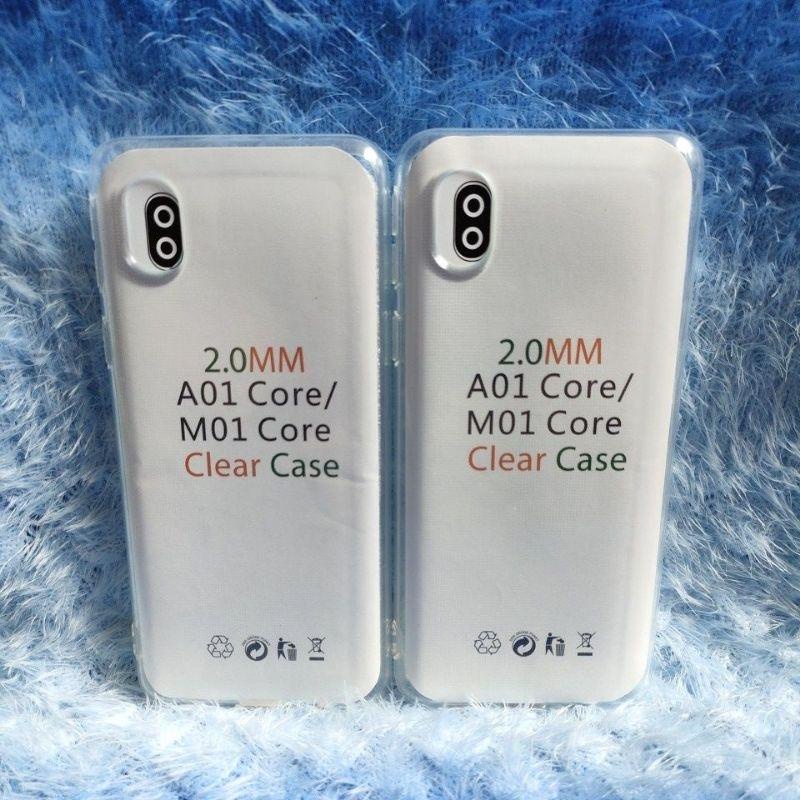 Ốp điện thoại mềm Samsung A01 Core M01 Core Vỏ silicon túi khí không gian trong suốt TPU m fakhri ac
