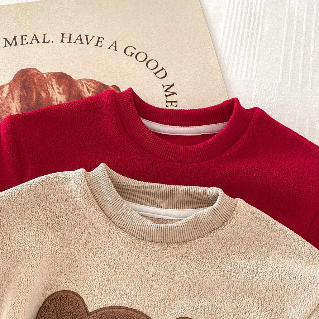 Bộ Đồ Liền Thân Hình Gấu Hoạt Hình Đáng Yêu Cho Bé 0-24 Tháng Tuổi