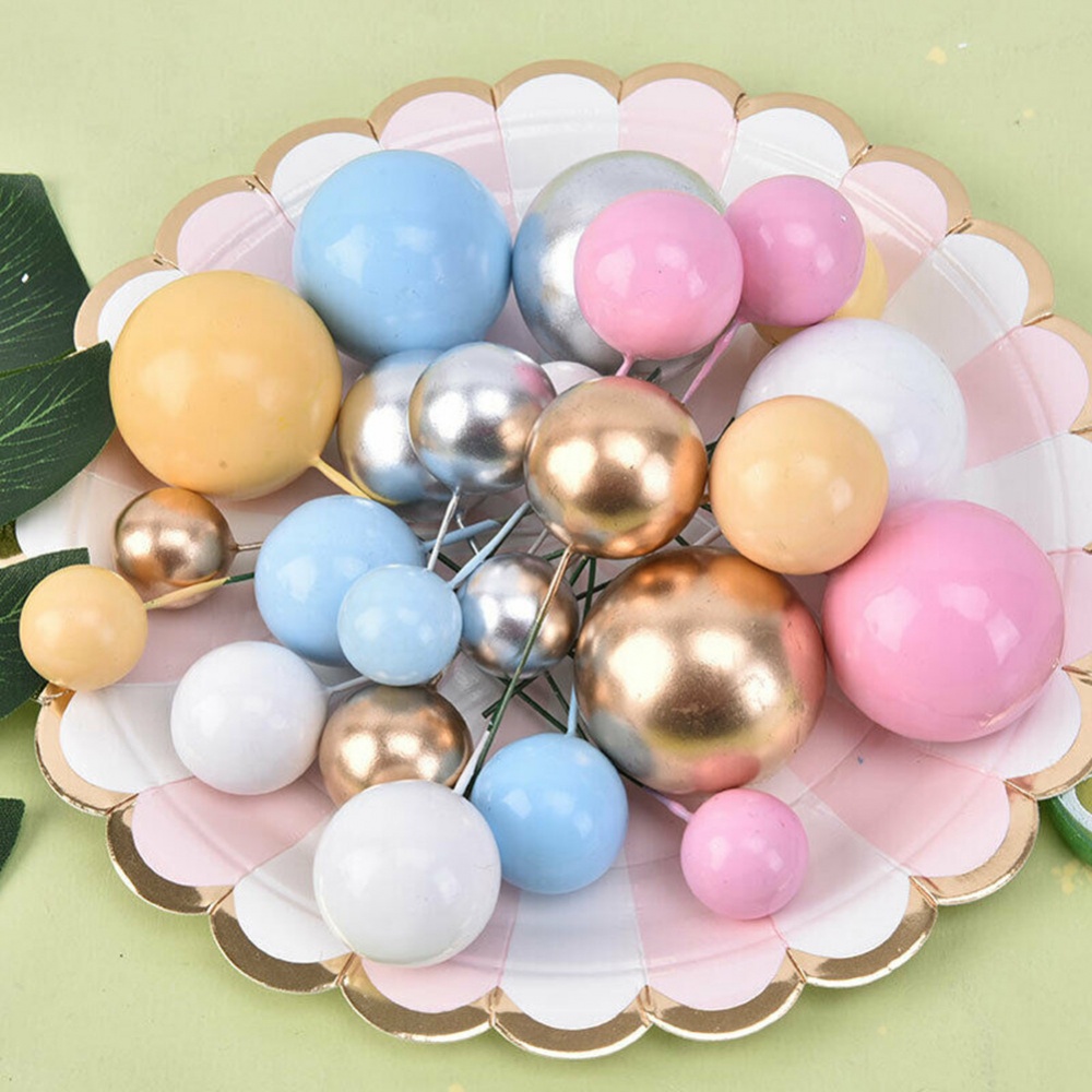 Cake Toppers Wedding Baby Shower Ball Cake Topper Ball Decor Christmas