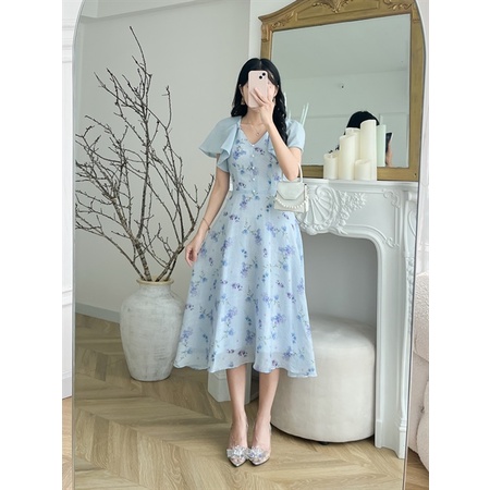 TIELA  Đầm váy hoa dáng dài-Mei Dress
