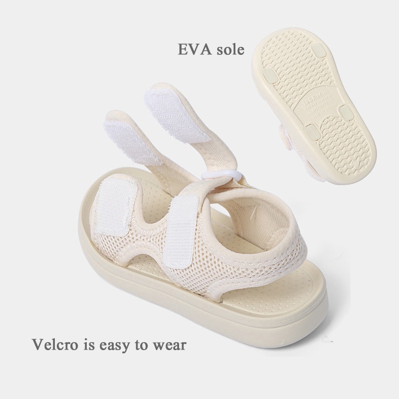 AYUER Xăng đan Vải Thoáng Khí Thời Trang Đi Biển Phong Cách Hàn Quốc Dành Cho Bé Trai Và Bé Gái
