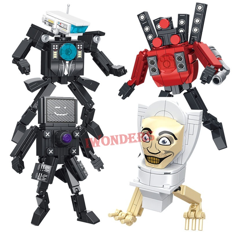 Skibidi Bộ Đồ Chơi Lắp Ráp toilet 7098 Cho Bé Trai Siêu mới giá tốt