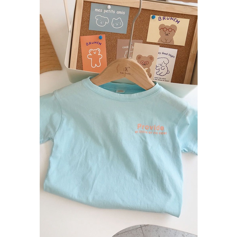 Áo Thun Tay Ngắn Hàn Quốc Mùa Hè Kiểu Mới Cho Bé Trai