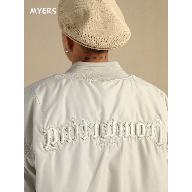 Myers Áo khoác nam và nữ chất lượng cao áo_khoác Zip rộng thoải mái 2023 NEW MJK2393HV4 41Z231013
