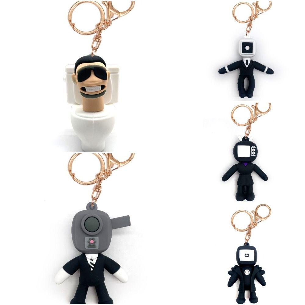 Shanhai Búp Bê camara man / skibidi / skibidi / bop skibidi Bằng pvc Dễ Thương Làm Quà Tặng Trang Sức / Nhà Vệ Sinh Trượt Tuyết