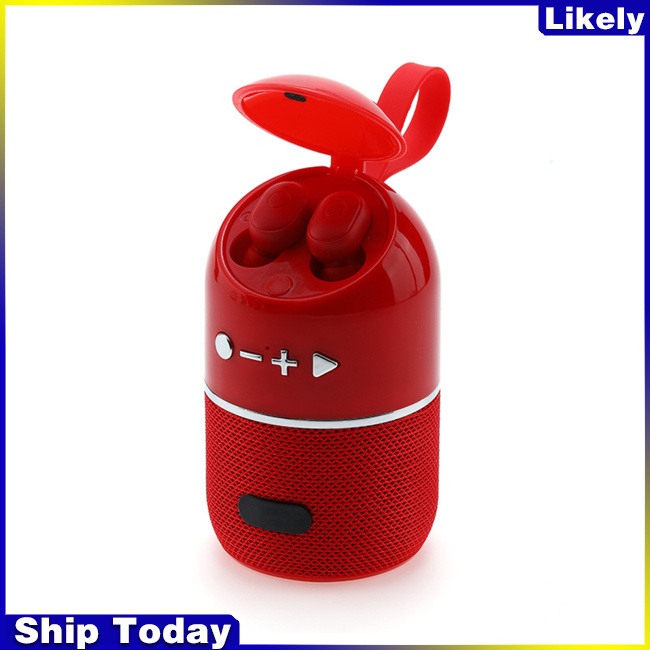 Loa Không Dây mini tg805 2 Trong 1 Hình Đôi Môi Trang Trí Nhà Cửa