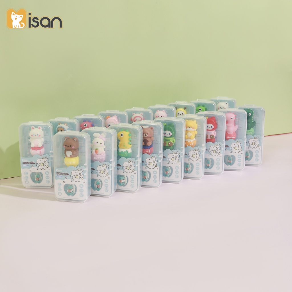 Bán chải đánh răng Misan hình Thú To cầm chắc tay cho bé CarynShop