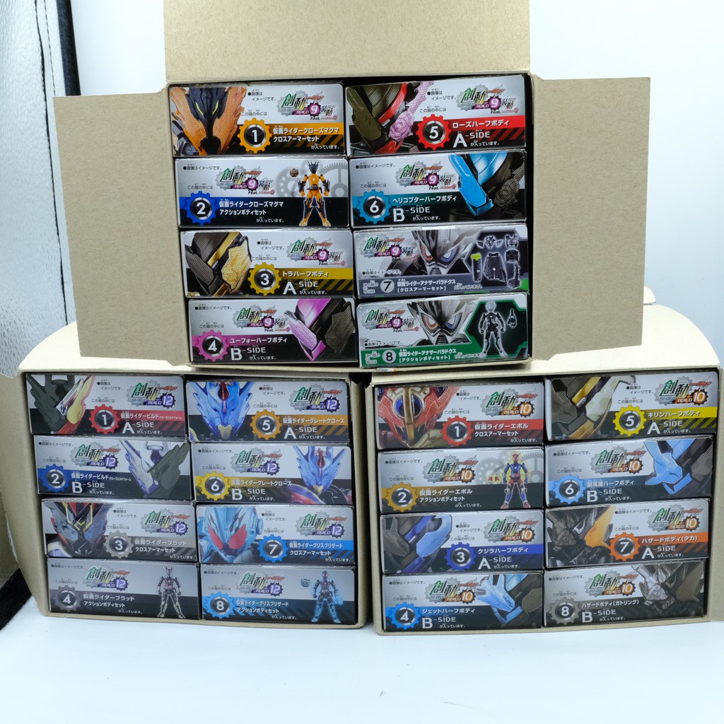 Thanh lý hết Mô hình Sodo BUILD Zi-O full set. Chính Hãng Bandai Kamen Rider Build Zio tặng kèm xe