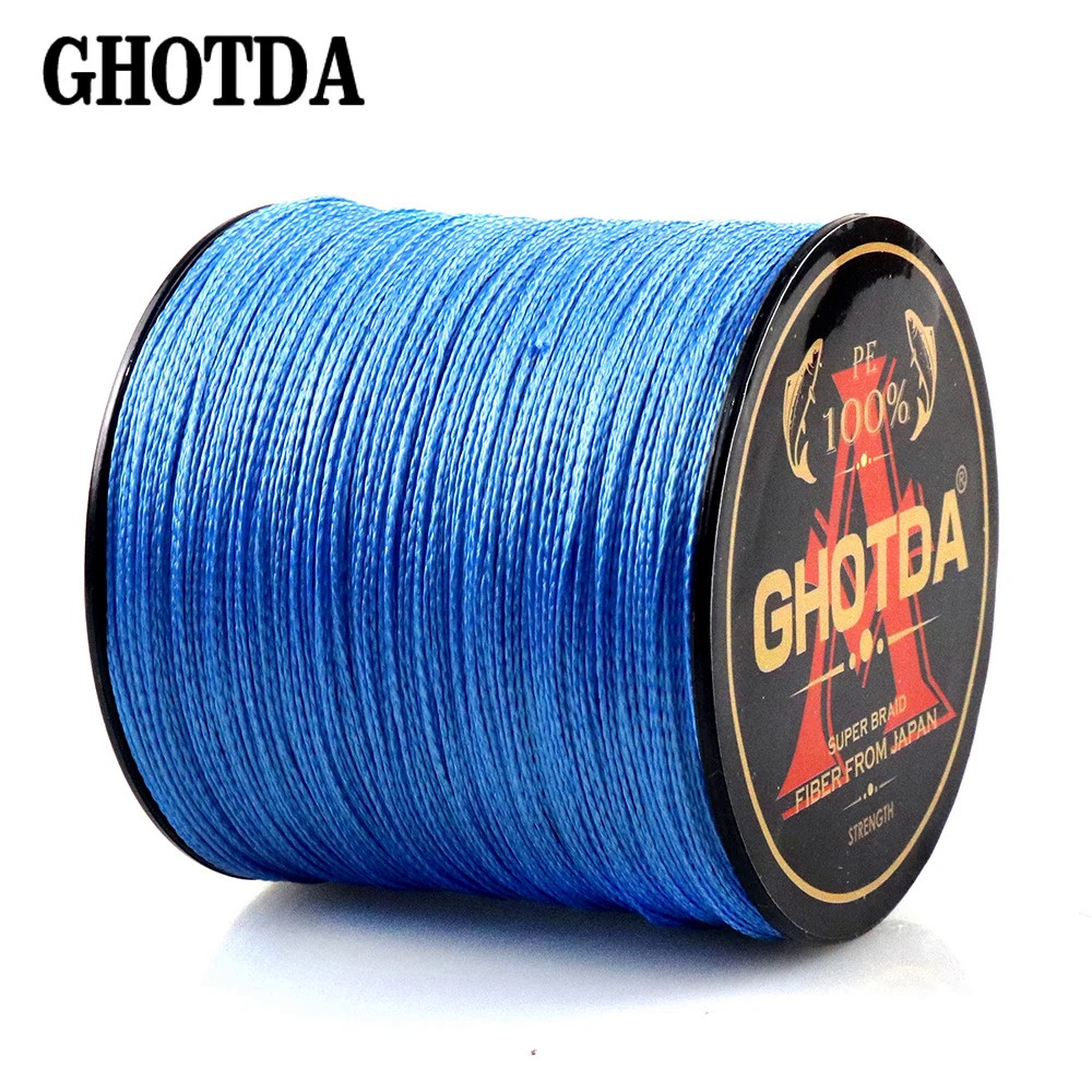 Gohotda Cuộn Dây Câu Cá pe Bện 4 Sợi 10-120lb Dài 300m