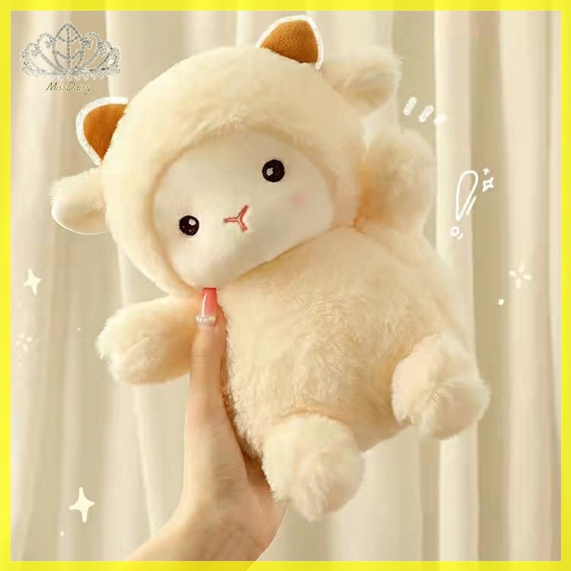 Thú Nhồi Bông Hình Cừu alpaca 25cm Siêu Dễ Thương
