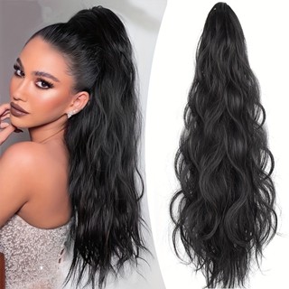  Tóc Giả Đuôi Ngựa Dài Gợn Sóng Có Kẹp Gắn Tóc Đuôi Ngựa Giả Cho Nữ 