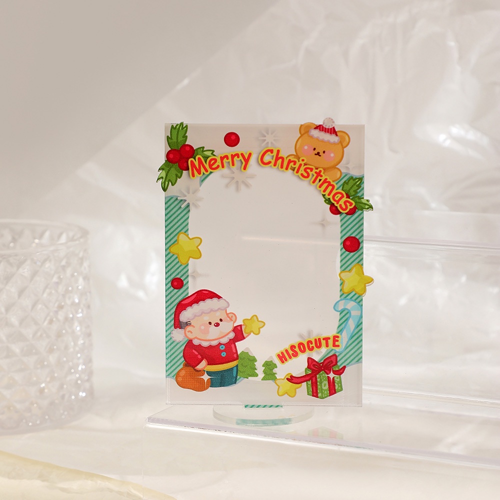 Khung Ảnh Ba inch Bằng acrylic Để Bàn Trang Trí Giáng Sinh