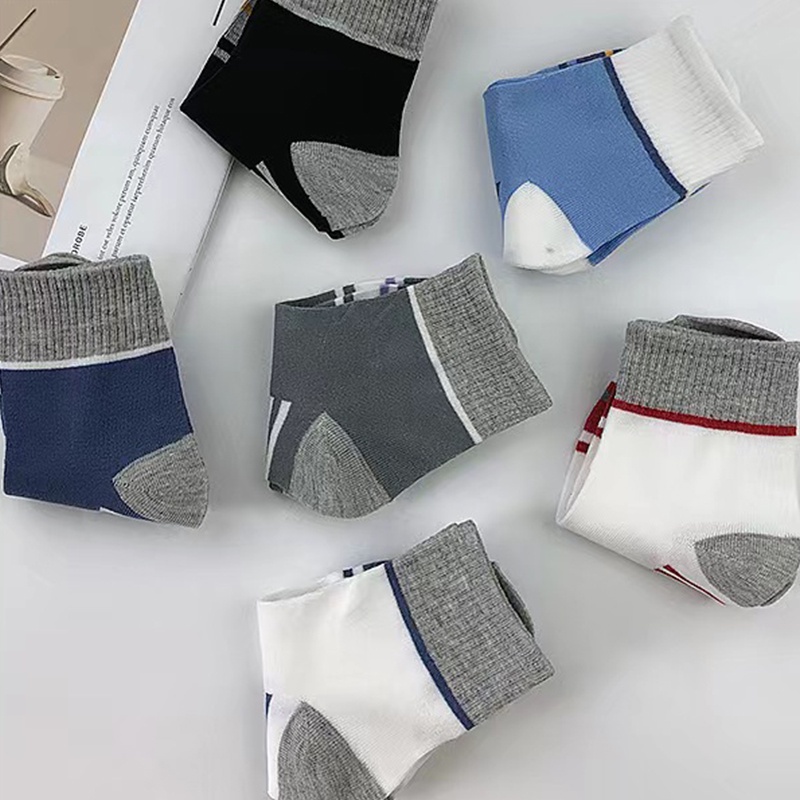 Vớ cotton Thể Thao Thấm Hút Mồ Hôi Chống Mùi Hôi Màu Sắc Thời Trang Cho Nam