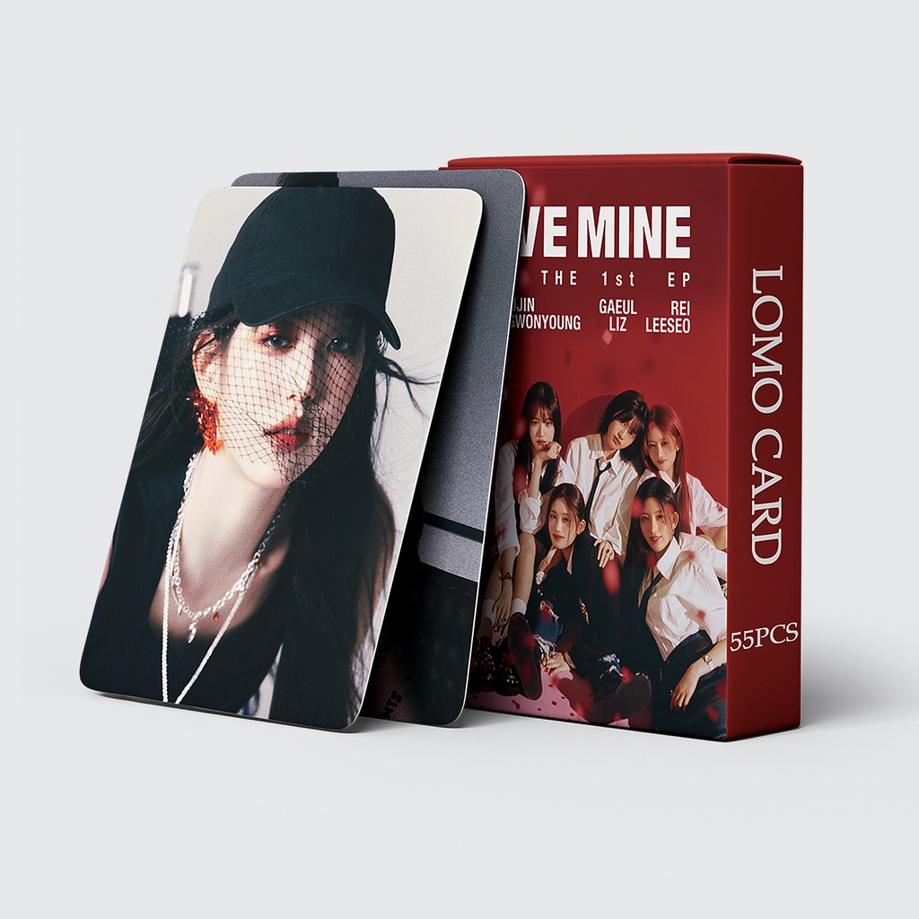 IVE Album I’VE MINE Photocard Either Way Lomo Card 55pcs/box